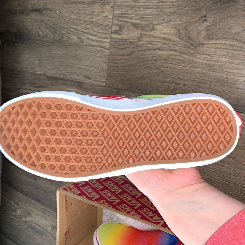 Vans rainbow glitter slip on shoes sneakers - Picture 8 of 8